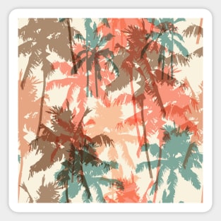 Seamless Pattern Palm Sticker